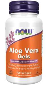 Aloe Vera 10,000 mg 100 Softgels Now Foods