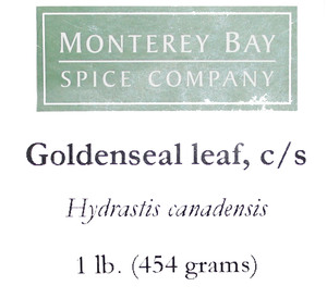 Goldenseal Leaf C/S 1lb