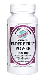 HHA Elderberry Power 500mg 60 veg caps
