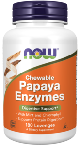 Chewable Papaya Enzymes Now Foods