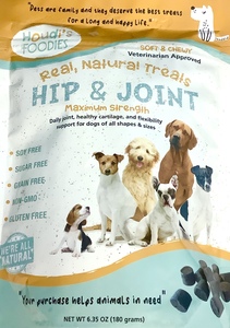 Houdi's Foodies Dogs- Hip & Joint Real, Natural Treats 60cnt