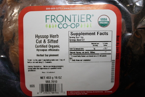 Hyssop Herb C/S 1lb