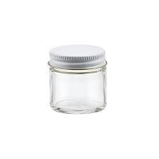 Round 1 ounce glass spice jar