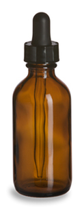 Amber Bottle w/ Dropper 2 ounce