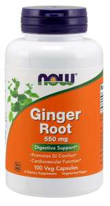 Ginger Root 100 veg caps Now Foods