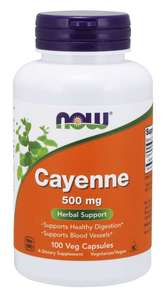 Cayenne 100 veg caps Now Foods