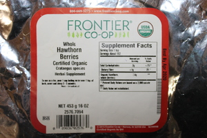 Hawthorn Berries W organic 1lb